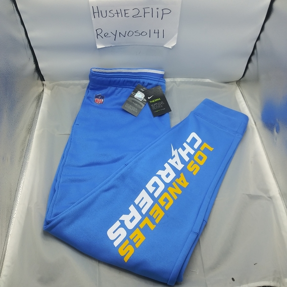 NIKE CHARGERS NFL SWEATPANTS MENS SIZES L AND XL NWT $80.00 - Picture 1 of 11